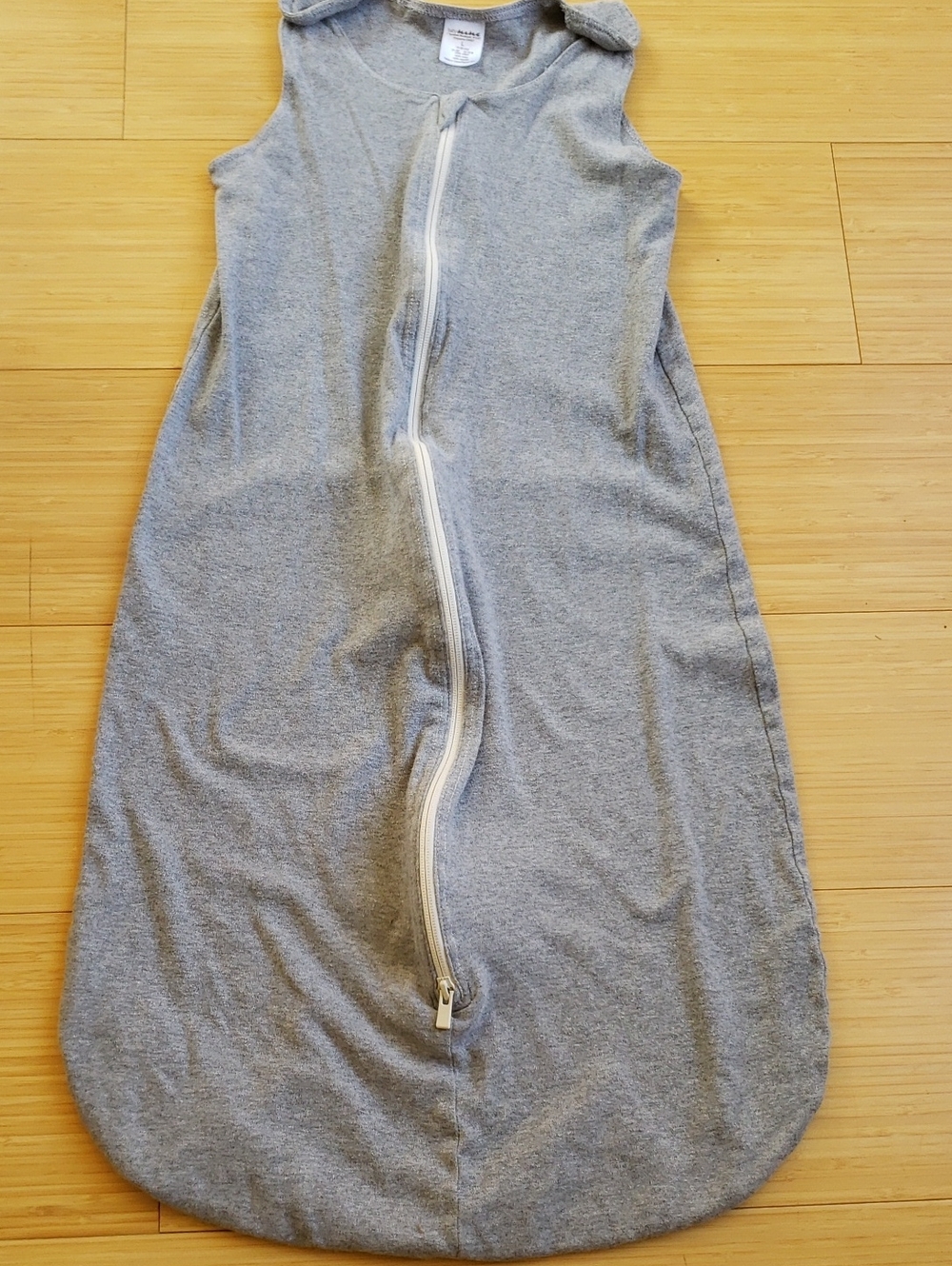 Baby Sleep Sack - Heather Gray Zipper Front